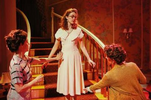 Ellen Harvey, Erin Neufer, and Dori Legg in “The Last Night of Ballyhoo,” set in Atlanta in 1939, at Bay Street Theater in Sag Harbor.