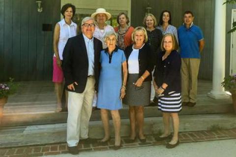 At a press conference on Monday to announce a $250,000 state grant for the Eleanor Whitmore Early Childhood Center, Assemblyman Fred W. Thiele Jr. was joined by the center’s supporters, board members, its executive director, Maureen Wikane, and its namesake, Eleanor Whitmore.