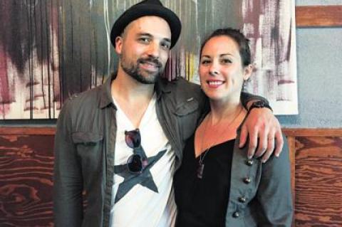 Adam Baranello is a multimedia artist, clothing designer, dancer, and musician who recently released his second film, “Exit.” It was shot predominantly on the South Fork and stars Gail Baranello, right, his wife.