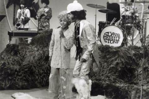 The “Legends of Rock” film series at Bay Street Theater in Sag Harbor has featured excerpts from performances by classic artists including Sly and the Family Stone, above.