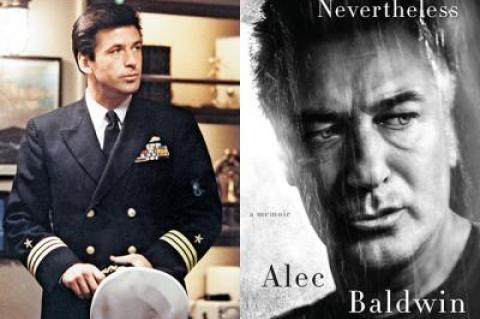 Left, Alec Baldwin as Jack Ryan in the 1990 film "The Hunt for Red October"