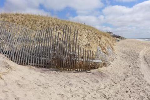 Where the East Hampton Town Trustees’ ownership ends and where Mollie Zweig’s begins has been the subject of litigation since Ms. Zweig began construction of a revetment on her West End Road property in 2013.