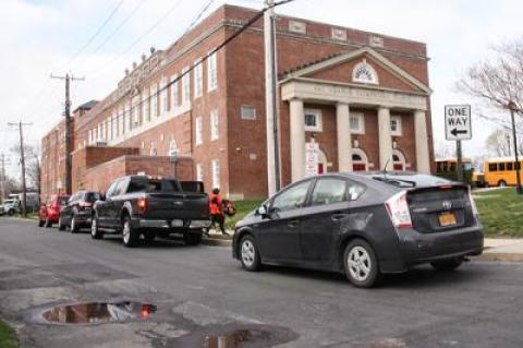 Parents are allowed to drop Sag Harbor Elementary School students off on Clinton Street, but they are not allowed to park there under new village regulations.