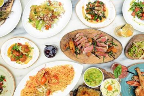 Some of the highlights of Calissa’s Greek menu, which includes lamb, whole roasted fish, lobster bucatini, octopus, and lots of traditional spreads.