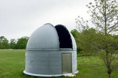 The Montauk Observatory building nearing completion on the Ross School campus will offer people a chance to book a slot online and remotely command the observatory roof to slide open, allowing a professional-grade telescope to home in and transmit a view of the night sky to a user’s computer screen.