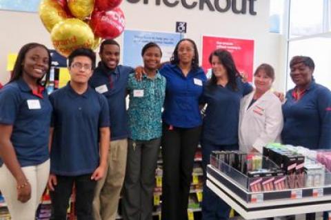 The crew at the new CVS on Montauk Highway was ready for business. The store, the chain’s second in East Hampton, opened last week at the former bowling alley site.