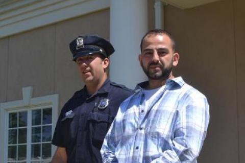 Valon Shoshi, 31, was led into East Hampton Town Justice Court last week to face two felony charges, including sexual abuse.