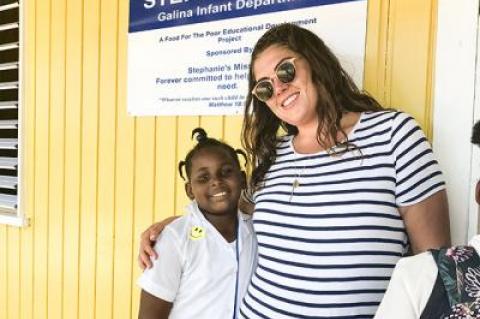 Stephanie Crispinelli’s mission continues thanks to the efforts of her family and friends like Sarina Peddy of East Hampton, who flew to Jamaica in April to build the seventh Steph’s Place school on the island.