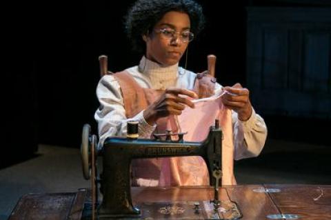 Kelly McCreary plays a seamstress in 1905 New York in “Intimate Apparel” at Bay Street Theater.