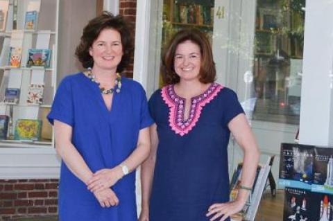 Elizabeth Doyle Carey, left, and Carrie Doyle, authors and sisters, are the founders of Dunemere Books, a publishing press that has released seven novels in its first year. The two hope to tap into the binge-watching mentality of TV and cultivate binge-readers instead.