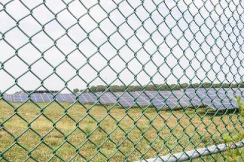 This solar farm in Riverhead boasts some 40 acres of solar panels.