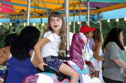 The always-popular carousel for children