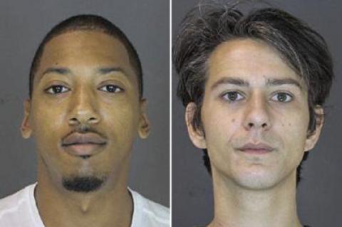 Xavier Gee, left, and Sebastian DeMartini, right, were arrested by East End Drug Task Force.