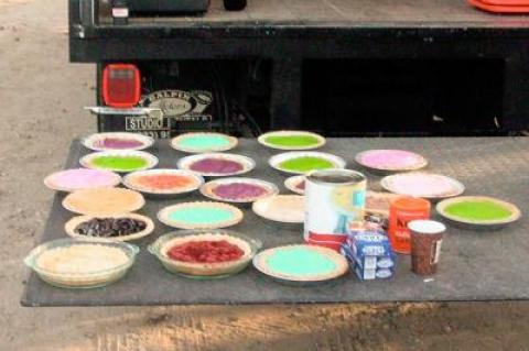 Some of the pies Laura Donnelly concocted for the film “Waitress,” for which she taught Keri Russell how to roll out pie dough like a pro.