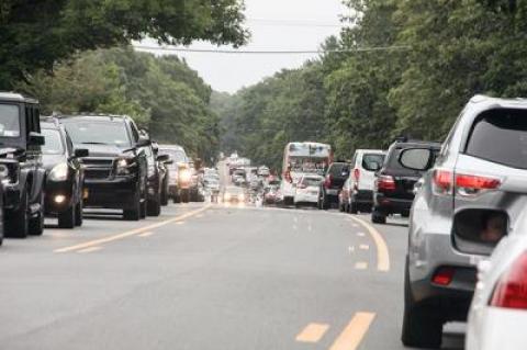 A never-ending push to develop and redevelop has brought a host of other issues to the South Fork, including long lines of traffic.