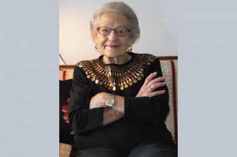 At the request of Temple Adas Israel in Sag Harbor, Ann Chwatsky photographed May Kelman, the temple’s oldest member, on her 100th birthday.