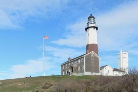 AT&T wants to install cell phone antennas on a building at the Montauk Lighthouse. The problem is that they are banned at historic sites.