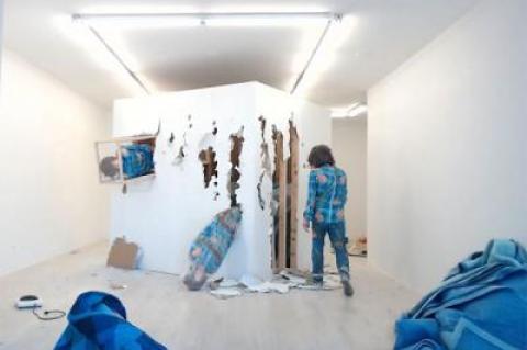 David Cutler Kennedy is in residence at the Halsey McKay Gallery this winter with installations and live-stream web camera documentation of his winter residency endeavors.