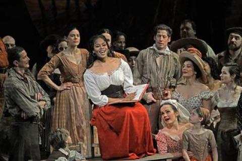 Pretty Yende as Adina in “L’Elisir d’Amore,” the Met: Live in HD presentation at Guild Hall on Saturday