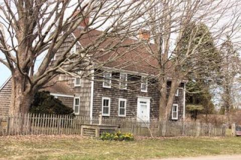 “Entering the house is like a walk back in time,” John Wilkes Hedges said of the 1775 Deacon David Hedges house in Sagaponack, which has been in the Hedges family since it was built and is now for sale.