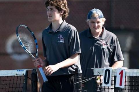 Alex Weseley, left, and Hunter Medler came out the victors in Monday's do-over.