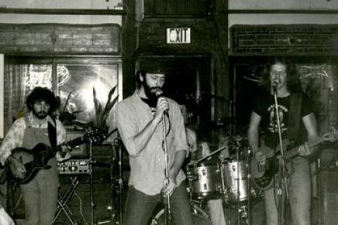 Hot Wax — from left, Bucky Silipo, Fred Goodman, Bruce Beyer, and Bruce Macarthy — will mark 40 years of rock ‘n’ roll on Saturday.