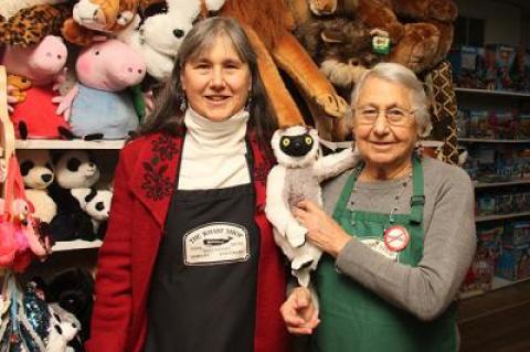 “People come to Sag Harbor for a unique experience and the personal nature of the shops,” said Gwen Waddington, left, who owns the Wharf Shop with her mother, Nada Barry.