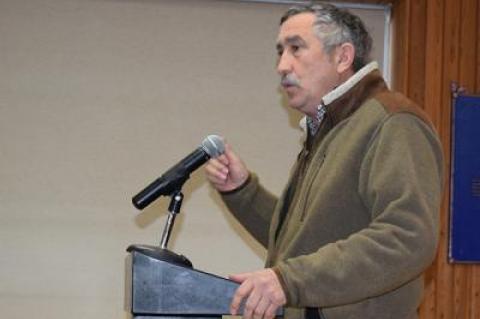 Jim Grimes urged his fellow residents of Montauk to become directly involved in planning for the hamlet’s future.