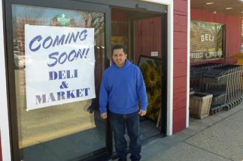 Klever Lopez is getting ready to open a new food store on Race Lane in East Hampton Village.