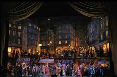 Act two of "La Boheme"