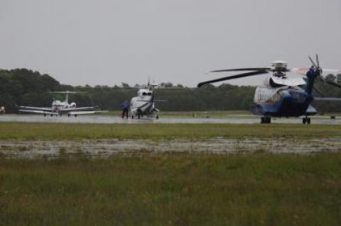 Helicopter traffic and helicopter noise accounted for the most complaints at East Hampton Airport.