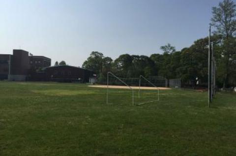 The Sag Harbor School Board continued this week to discuss the controversial artificial turf athletic field that is slated to replace the grass field at Pierson Middle and High School, pictured above.