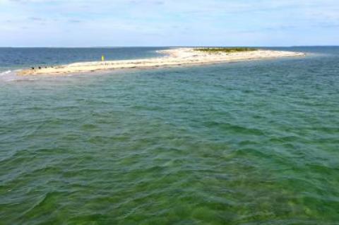 Cartwright Shoal, or Island, depending on who you ask, is at the center of an Amagansett resident's quest for public access. Tradition has held for more than 350 years that the disputed territory is part of the private Gardiner's Island.