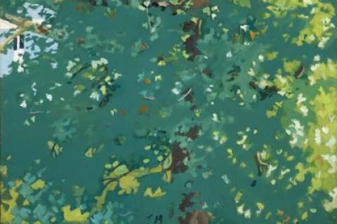 Fairfield Porter's "Plane Tree" from Guild Hall's permanent collection