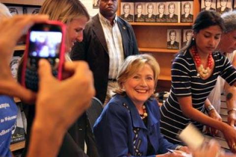 The woman who would be president? BookHampton, and 1,000 ticketholders, were “ready for Hillary” on Saturday, when Mrs. Clinton visited the East Hampton store to sign copies of her book “Hard Choices.”