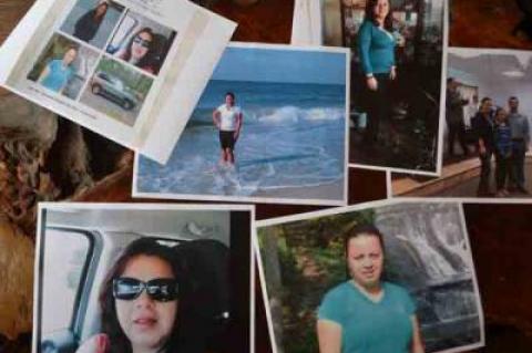 Photographs shared by the family of Lilia Esperanza Aucapina as they searched for her following her disappearance on Oct. 10.