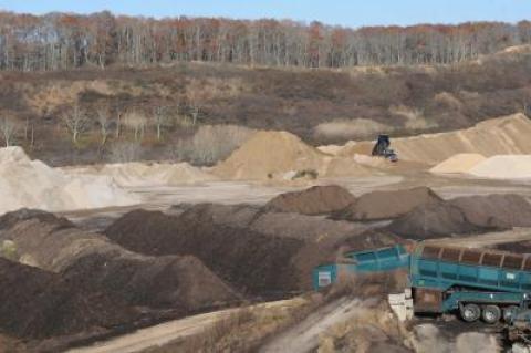 Sand Land Corporation, also known as Wainscott Sand and Gravel, operates a mine south of the Bridge Golf Club on the northern end of Bridgehampton.