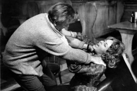 "Who's Afraid of Virginia Woolf?" starred Richard Burton and Elizabeth Taylor and was directed by Mike Nichols.