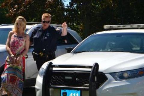 Thomas R. Flanagan, a 19-year-old from Oakdale, was brought into East Hampton Town Justice Court on Monday, the morning after he allegedly led police on a pursuit that ended with a crash in Bridgehampton.