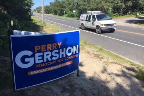 Signs all over town remind voters the congressional primary is coming up on Tuesday.