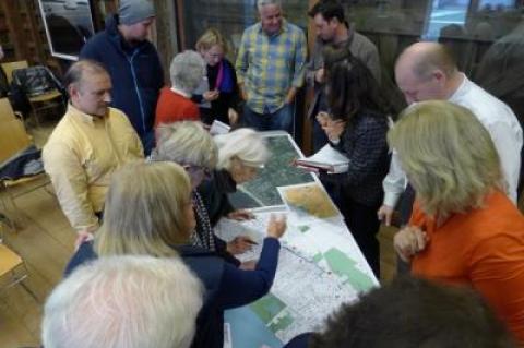 Residents of Amagansett and Wainscott were invited to identify areas of concern to consultants conducting hamlet studies at Town Hall on Tuesday afternoon.