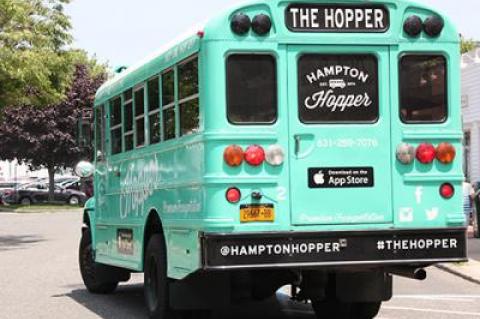 The Hampton Hopper has renewed a contract with the Town of East Hampton to provide free bus service in parts of Montauk this summer.