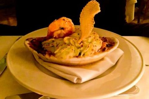 Lobster shepherd's pie is a longtime specialty at Plaza Cafe.