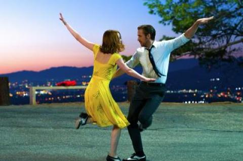 Emma Stone and Ryan Gosling star in "La La Land," one of the many films at this year's Hampton International Film Festival that were announced on Tuesday.