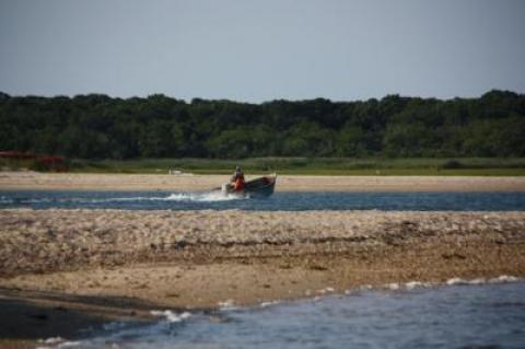 One bayman told the East Hampton Town Trustees that the shoaling in channel from Accabonac Harbor to Gardiner's Bay is so bad that it will soon be closed entirely.