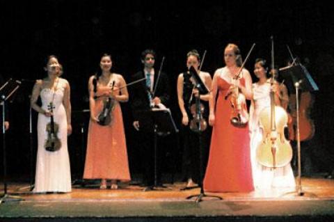 Members of Shattered Glass, a string ensemble, took a bow at the end of their performance at the Montauk School on Saturday night. It was the last program planned by the late Ruth Widder, and the last concert of the Music for Montauk series.