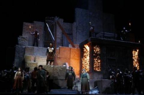 A scene from "Nabucco"