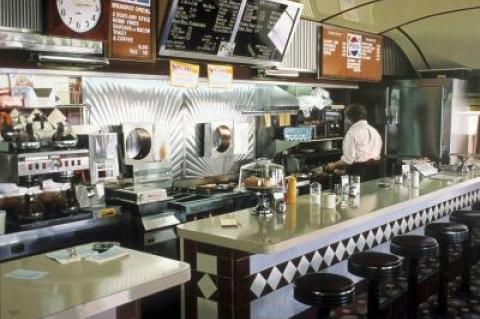 Ralph Goings's "Miss Albany Diner" from 1993