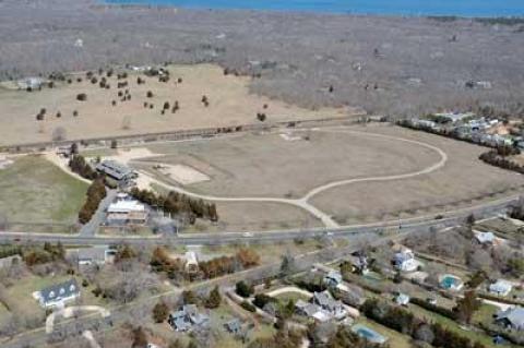 A 24-acre site in Amgansett may be rezoned in a last-ditch attempt by the Wilkinson administration to allow for a large, high-end development.