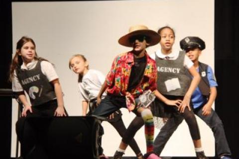 Springs School fourth graders seemed ready for show time during a rehearsal of the annual Springs opera, which opens on Wednesday in the East Hampton High School auditorium.